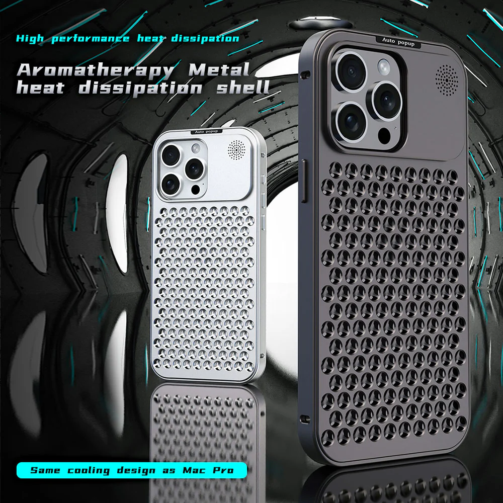 iPhone 15 Series Aero Mesh Pro ® Metallic Hybrid Case - Image 24