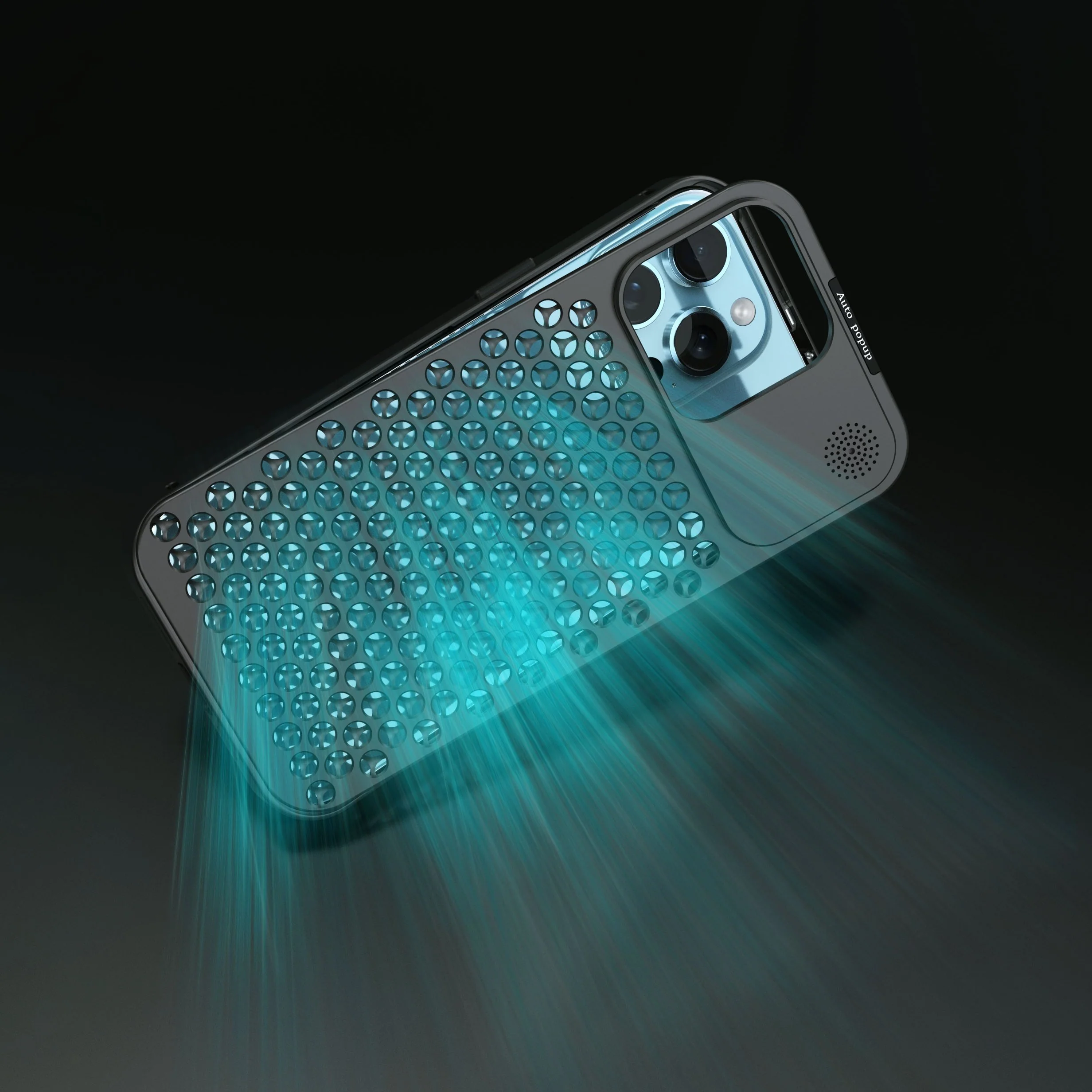 iPhone 15 Series Aero Mesh Pro ® Metallic Hybrid Case - Image 6