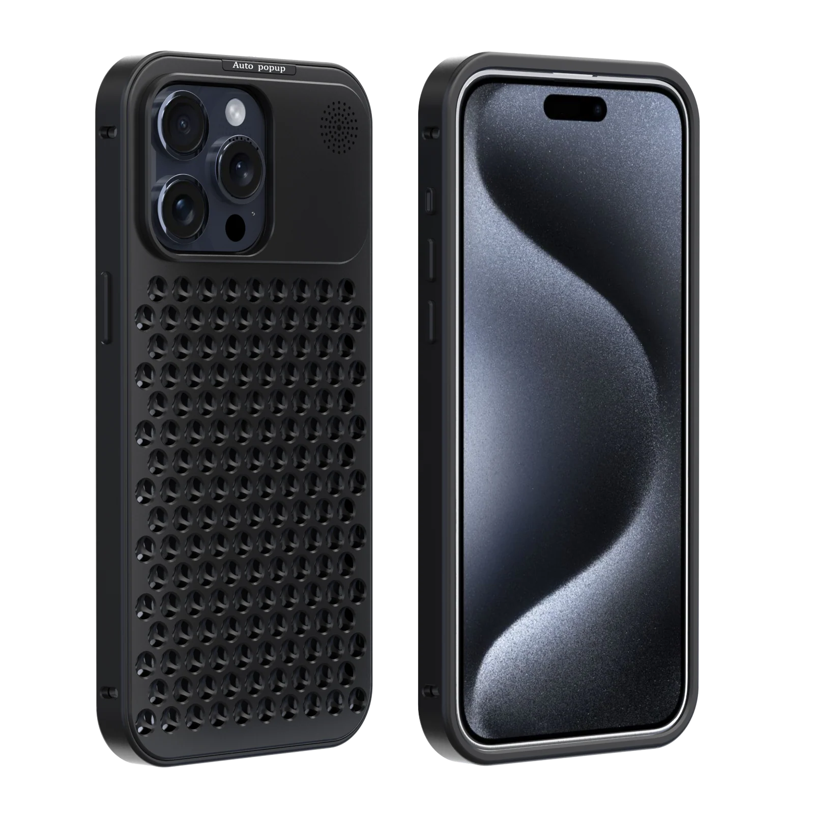 iPhone 15 Series Aero Mesh Pro ® Metallic Hybrid Case - Image 9