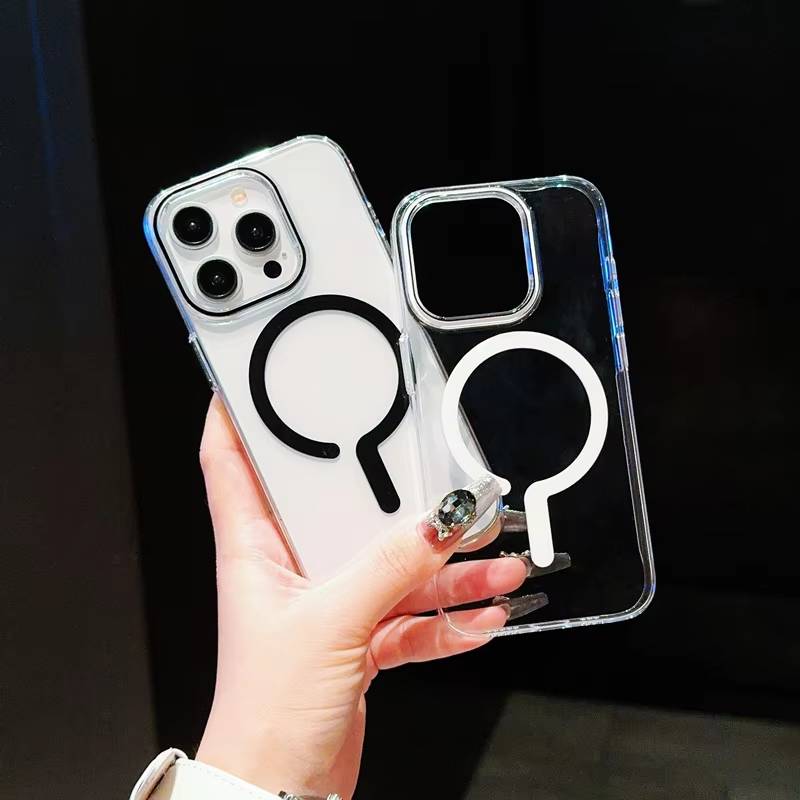 Crystal Clear Magnetic Hard Shell Case - iPhone - Image 2