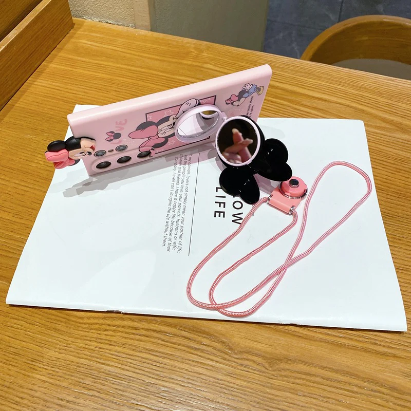 Cute Cartoon Mirror Bracket Case - Samsung - Image 8