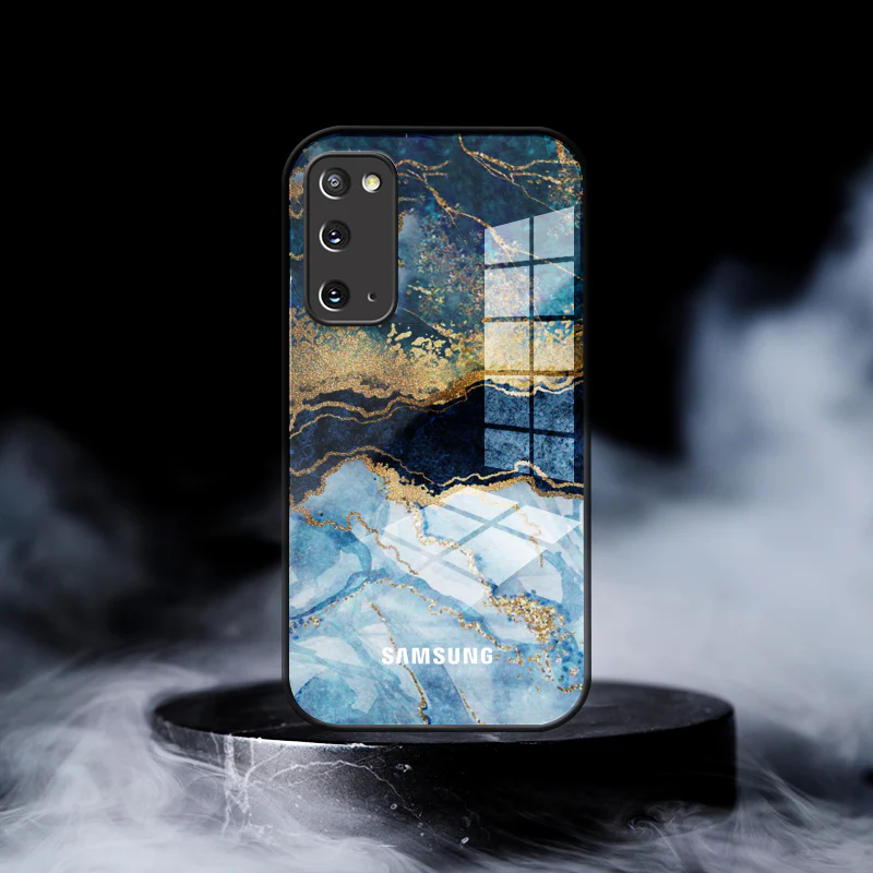 Dark Ocean Pattern Glass Case - Samsung - Image 3
