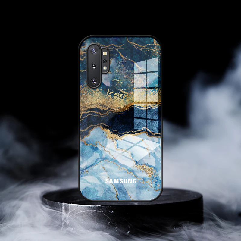 Dark Ocean Pattern Glass Case - Samsung - Image 7