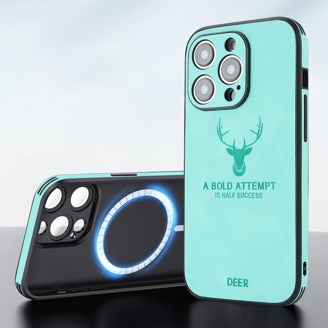 iPhone 15 Series Deer Pattern Magnetic Magsafe Case - Image 2