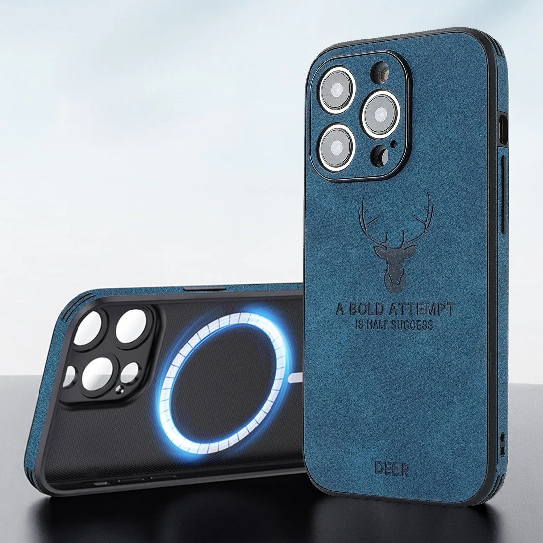 iPhone 15 Series Deer Pattern Magnetic Magsafe Case - Image 6
