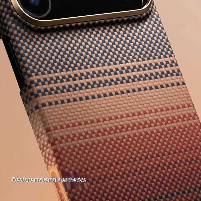 Desert Carbon Saffron Weave Case - Image 3