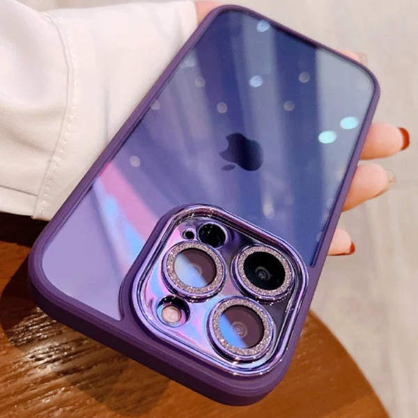 Diamond Camera Lens Clear Bumper Case - iPhone - Image 3