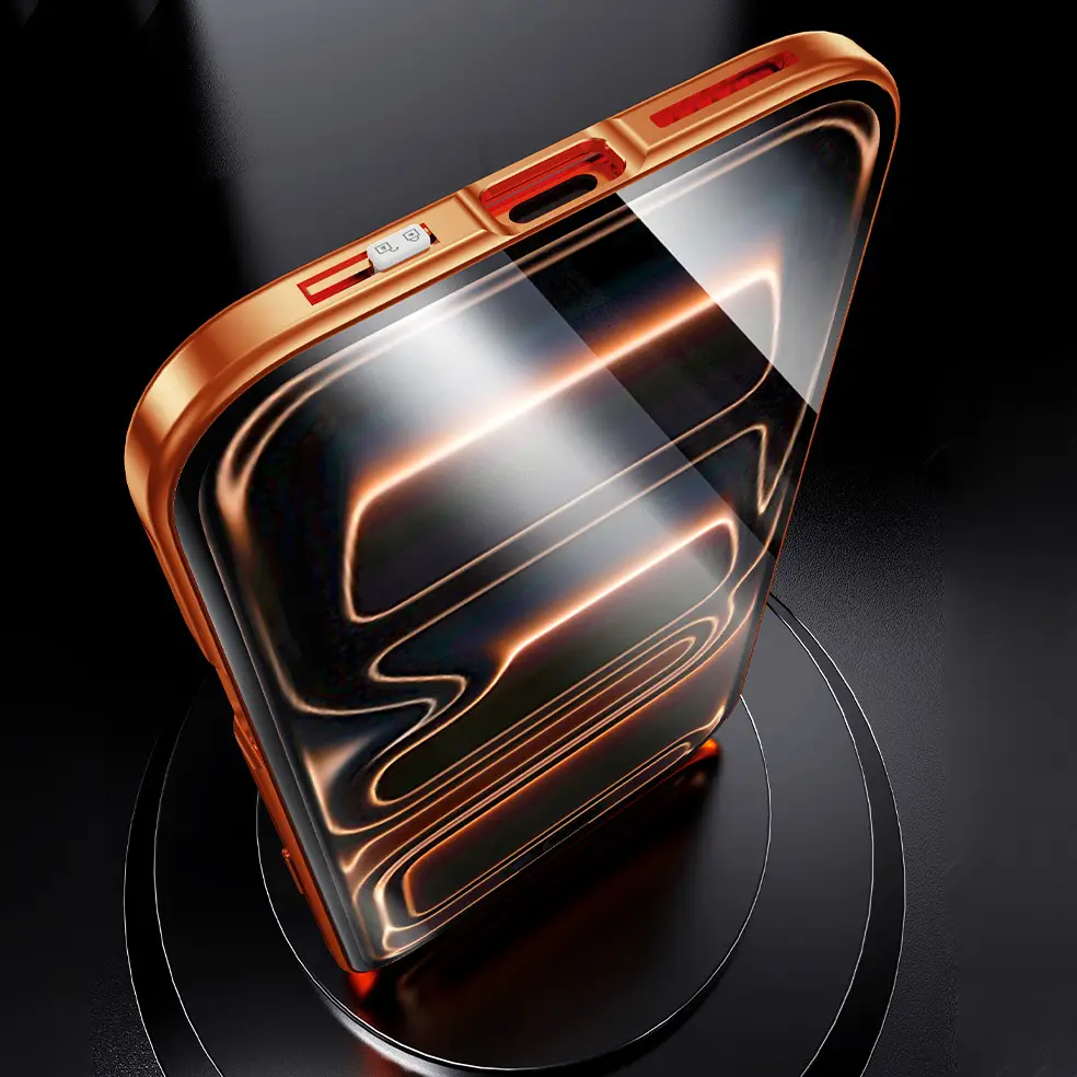 Dual Core Magnetic Shield Glass Case For iPhone - Image 12