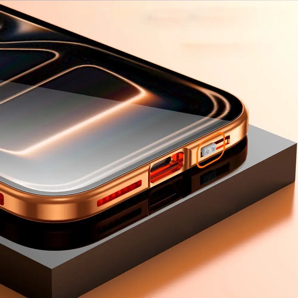 Dual Core Magnetic Shield Glass Case For iPhone - Image 13