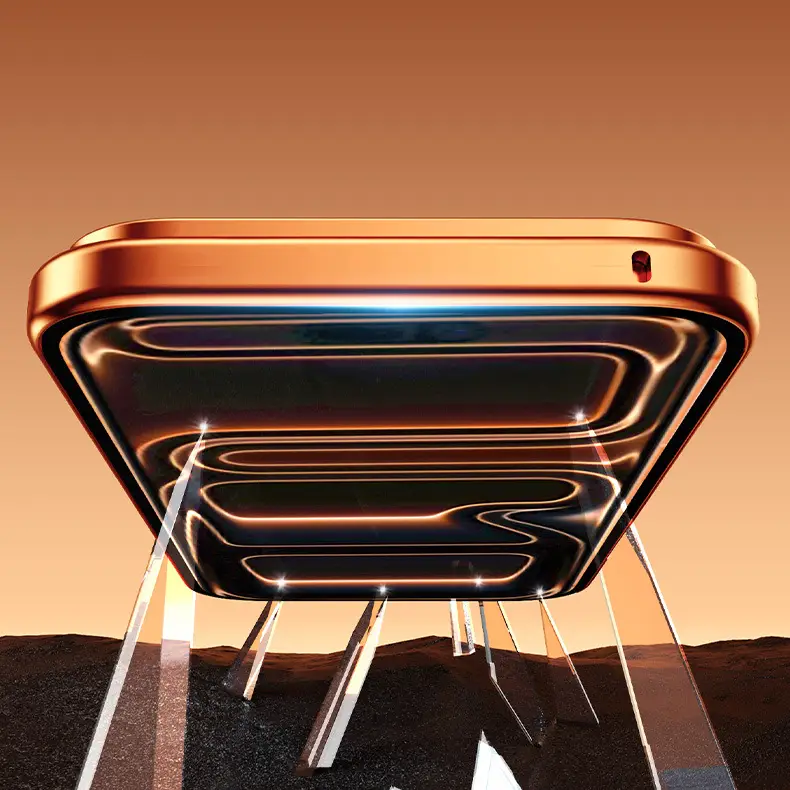 Dual Core Magnetic Shield Glass Case For iPhone - Image 9
