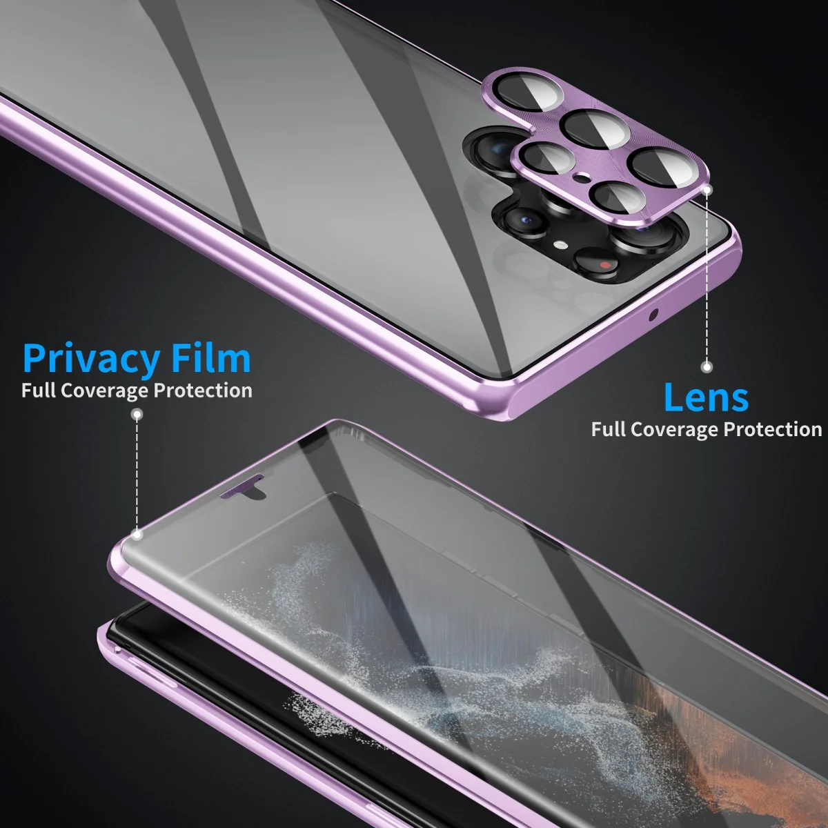Dual Shield Magnetic Glass Case - Samsung - Image 15