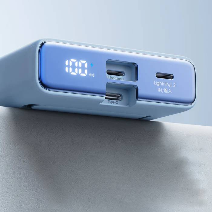 Dynamic 10000mAh 20W Kickstand Power Bank with Built-in Cable - Image 5