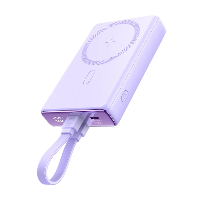 Dynamic 10000mAh 20W Kickstand Power Bank with Built-in Cable - Image 6