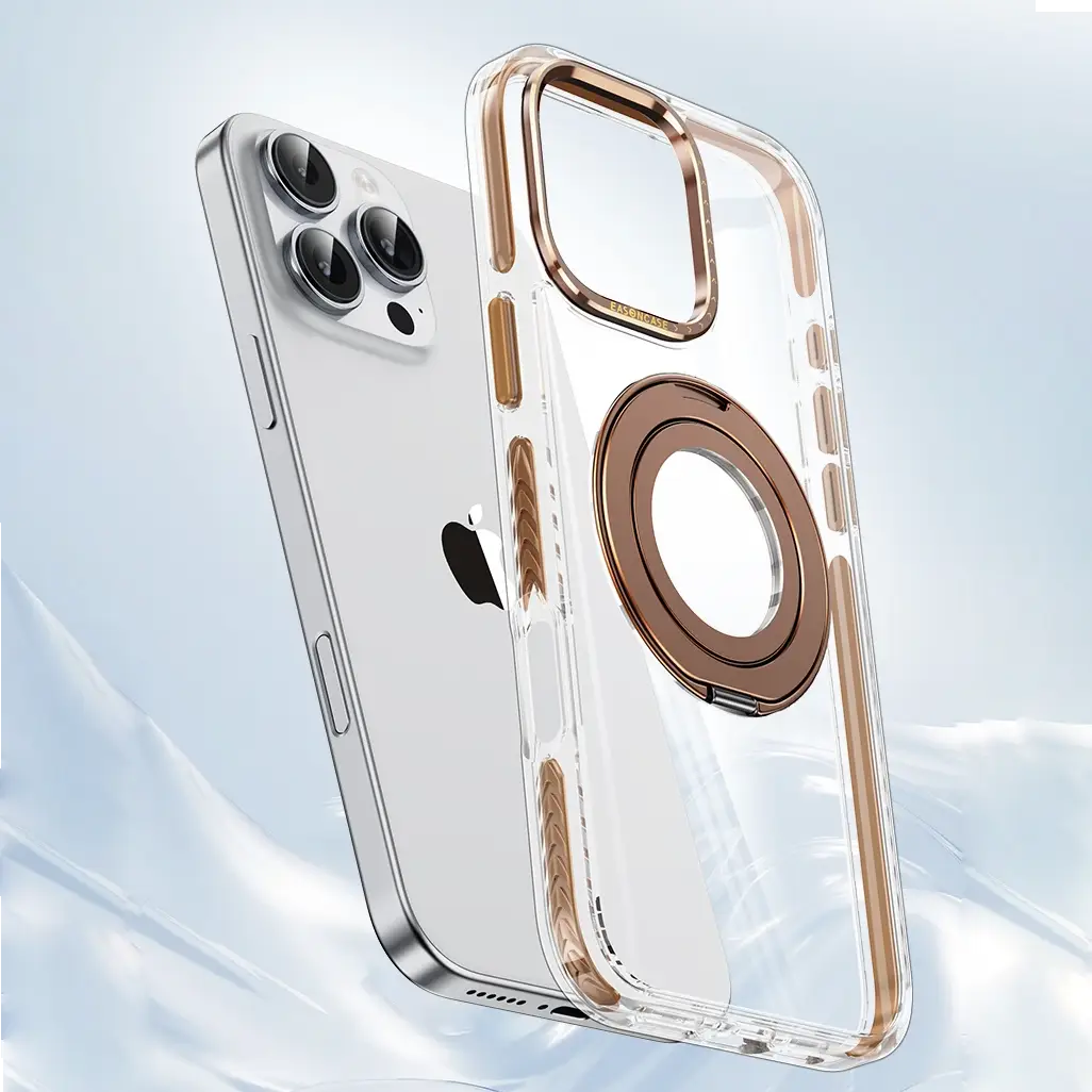 Eason Tora Clear Ring Stand Case - iPhone - Image 2