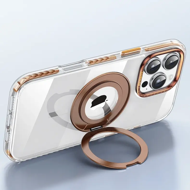 Eason Tora Clear Ring Stand Case - iPhone - Image 3
