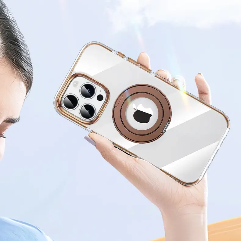 Eason Tora Clear Ring Stand Case - iPhone - Image 5
