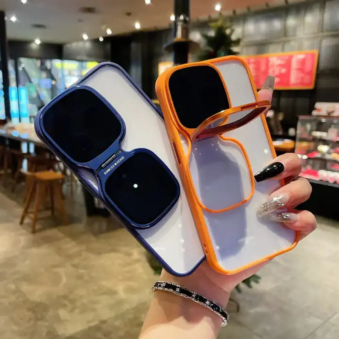 Eclipse Metal Stand Sunglasses Case - iPhone - Image 2