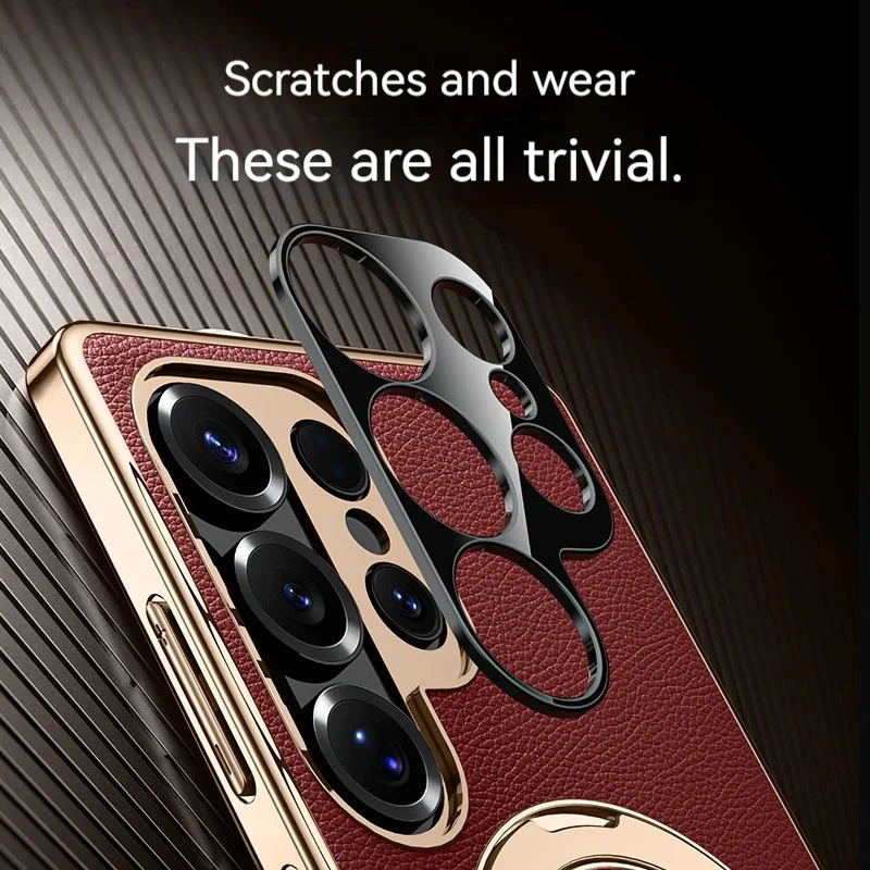 Eclipse Pro Magnetic Stand Leather Case - Image 4