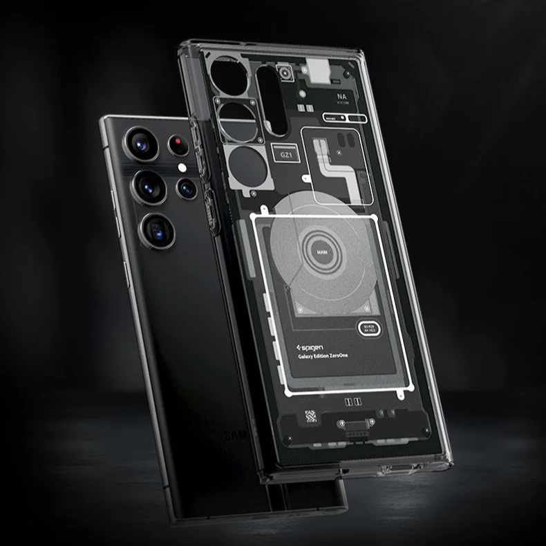 Electronic Circuit Pattern Hybrid Case - Samsung - Image 2