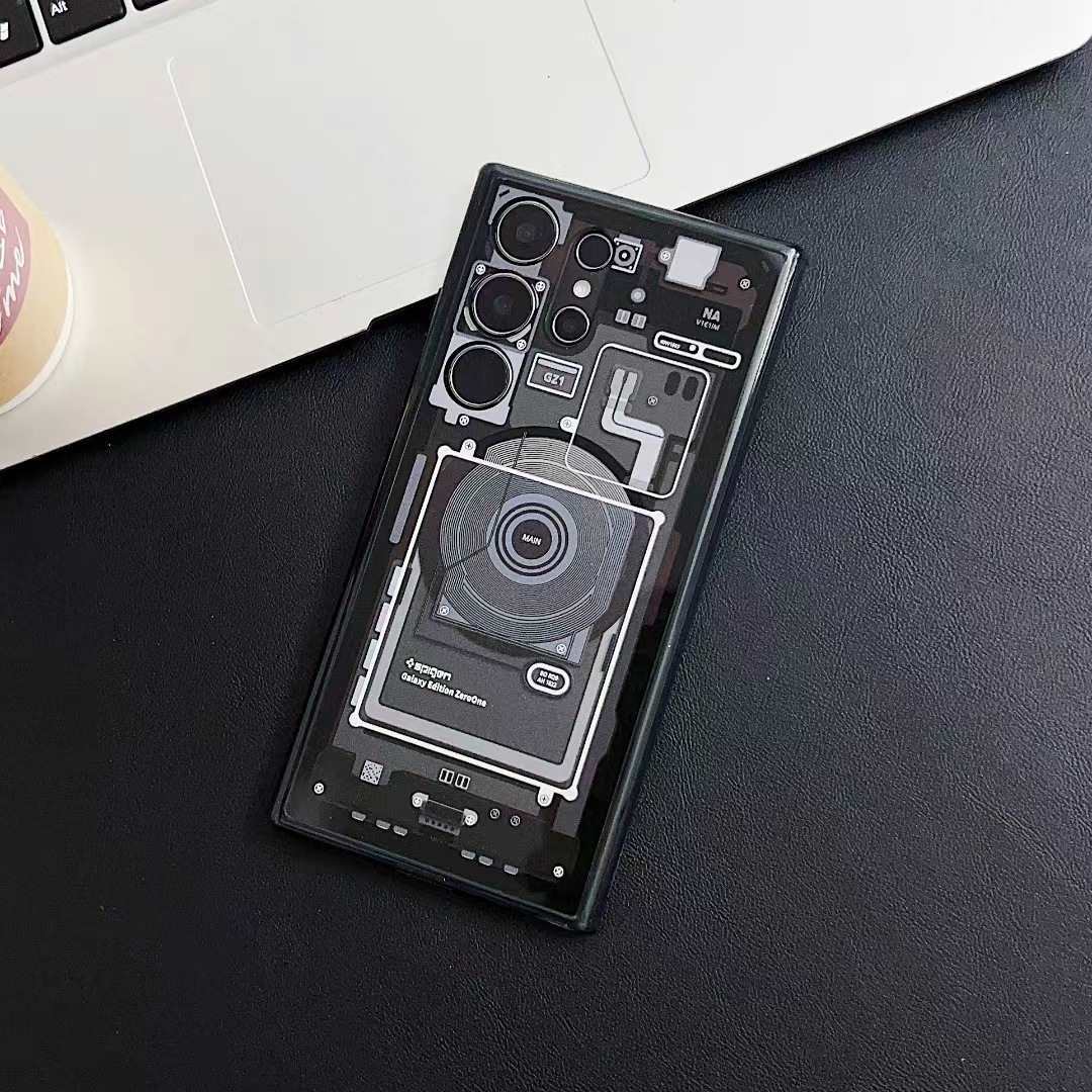 Electronic Circuit Pattern Hybrid Case - Samsung - Image 3