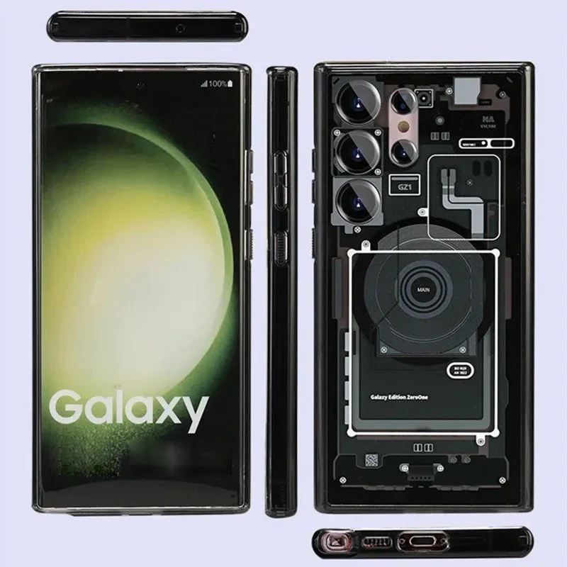 Electronic Circuit Pattern Hybrid Case - Samsung - Image 5