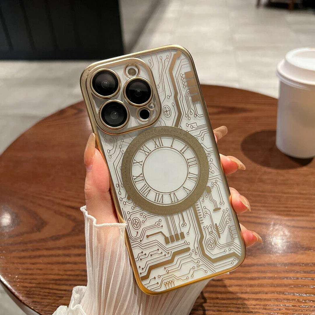 Electroplated Clock Pattern Case - iPhone - Image 4