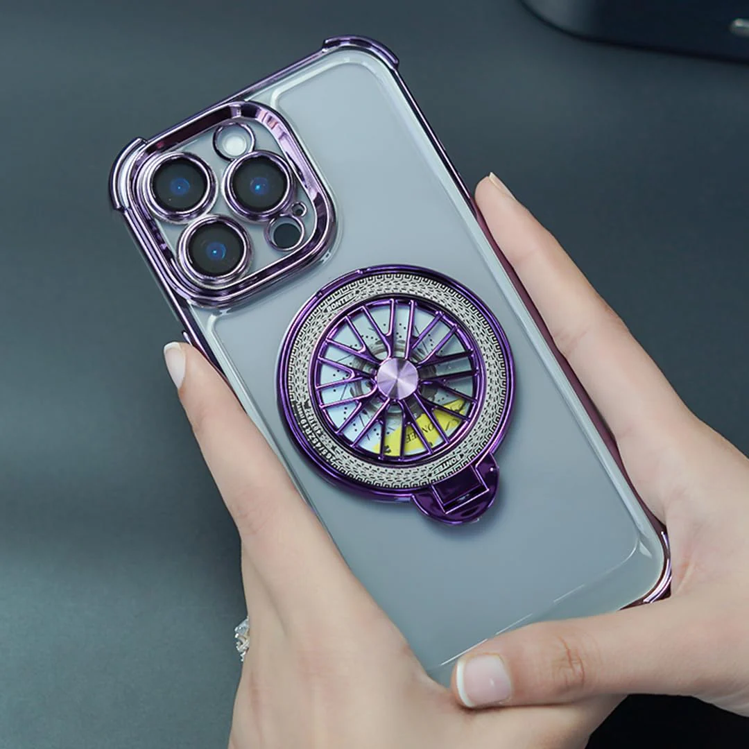 Electroplated Rotating Gyro Magnetic Case - iPhone - Image 2