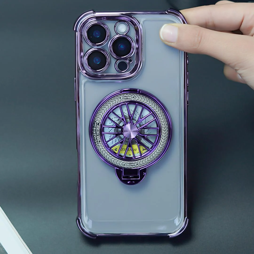 Electroplated Rotating Gyro Magnetic Case - iPhone - Image 4
