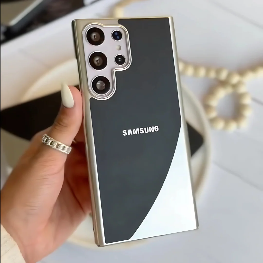Elegant Luxe Leather Electroplated Case - Samsung - Image 2