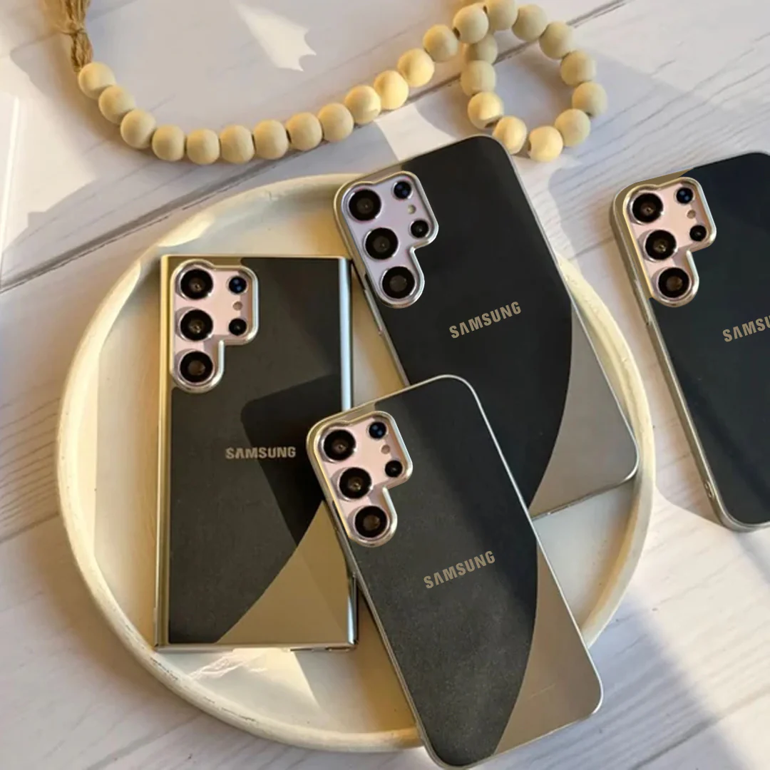 Elegant Luxe Leather Electroplated Case - Samsung - Image 4