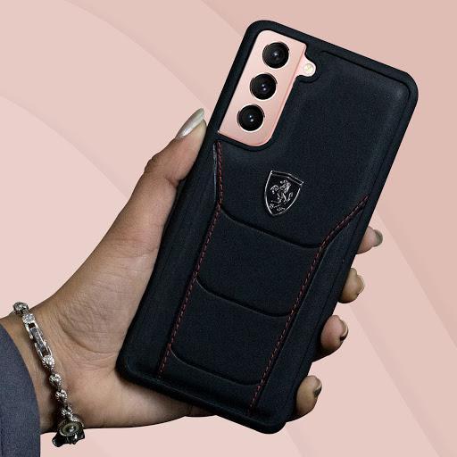 Galaxy Series (2 in 1 Combo)Ferrari Case + Camera Lens Protector - Image 2