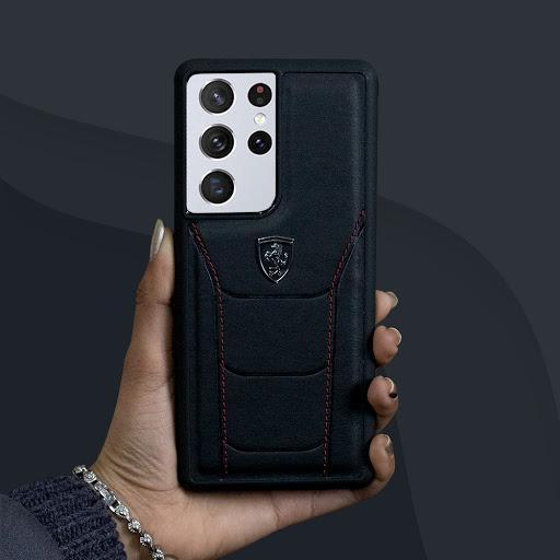 Galaxy Series (2 in 1 Combo)Ferrari Case + Camera Lens Protector - Image 3