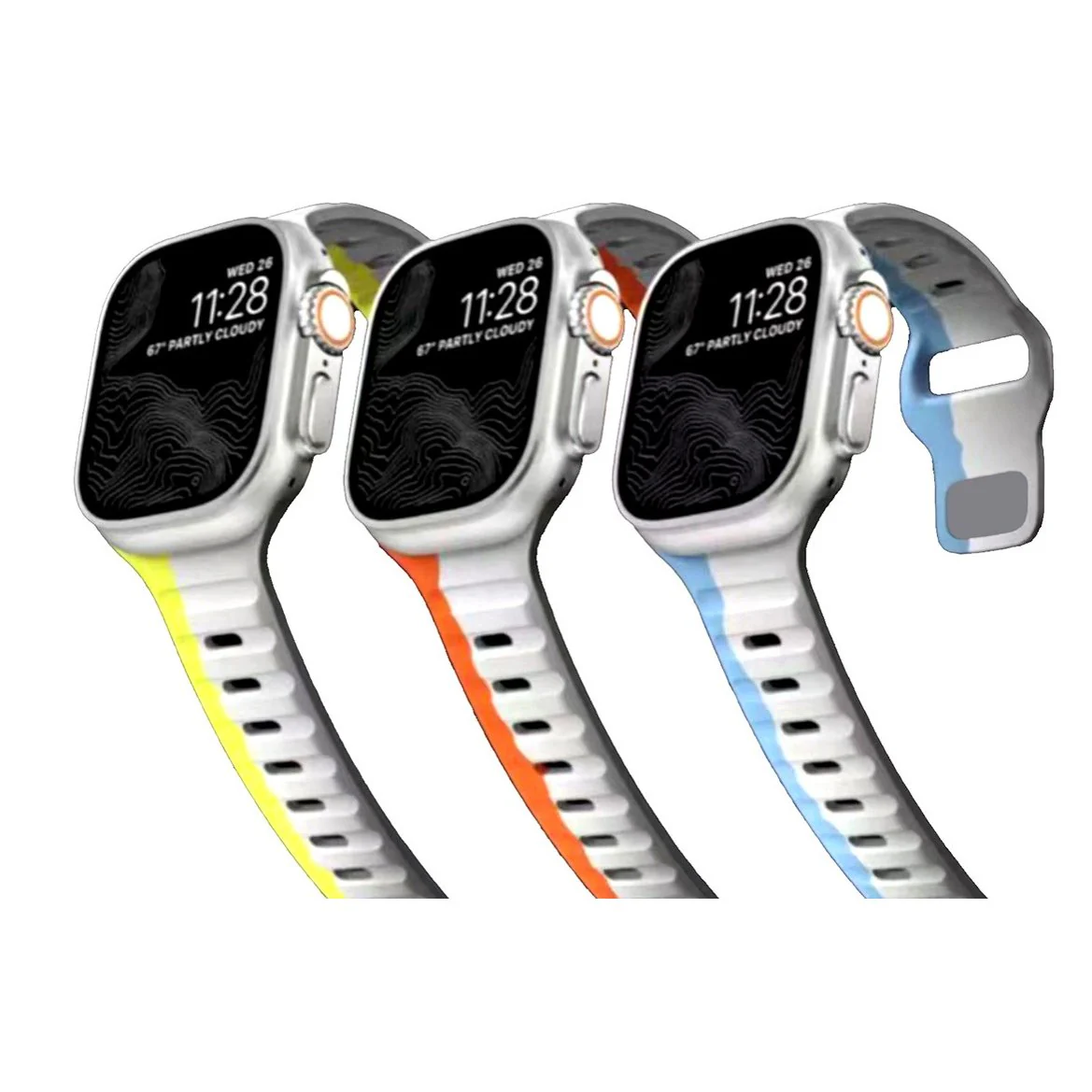 FlexFit Square Buckle Sport Strap for Apple Watch - Image 4