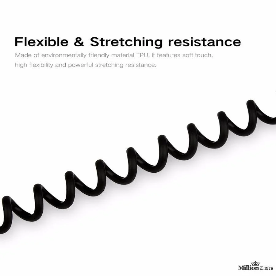 Flexible Spring Data Sync USB Charging Cable - Image 5