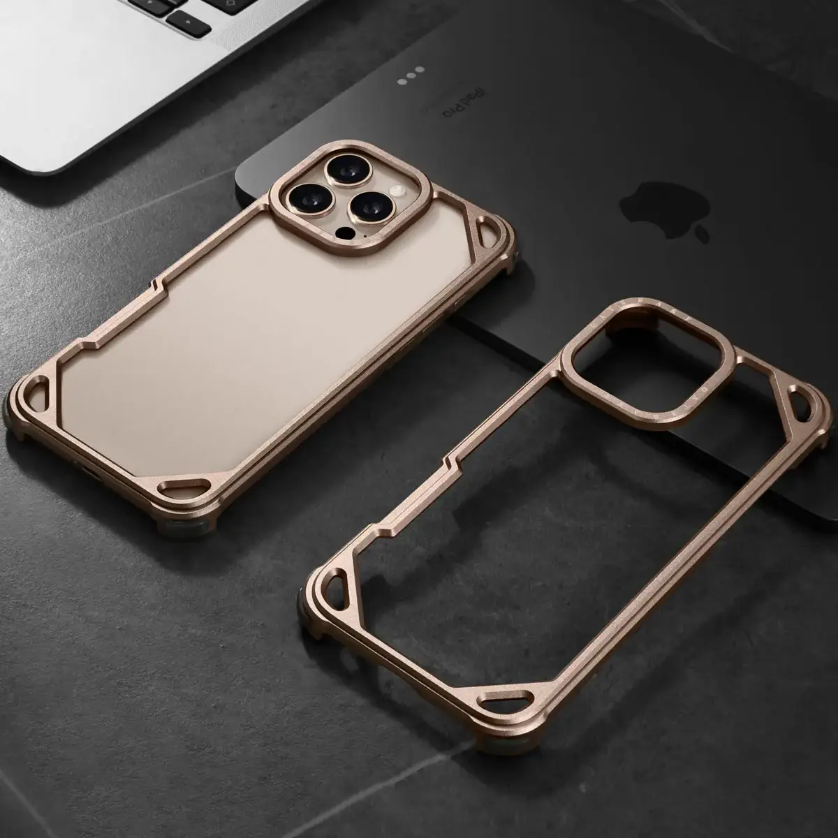 Forged Hollow Metal Guard Case - iPhone - Image 3