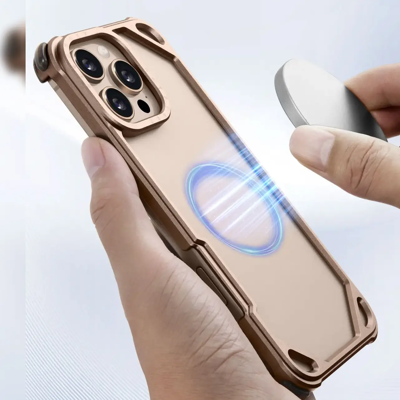 Forged Hollow Metal Guard Case - iPhone - Image 6