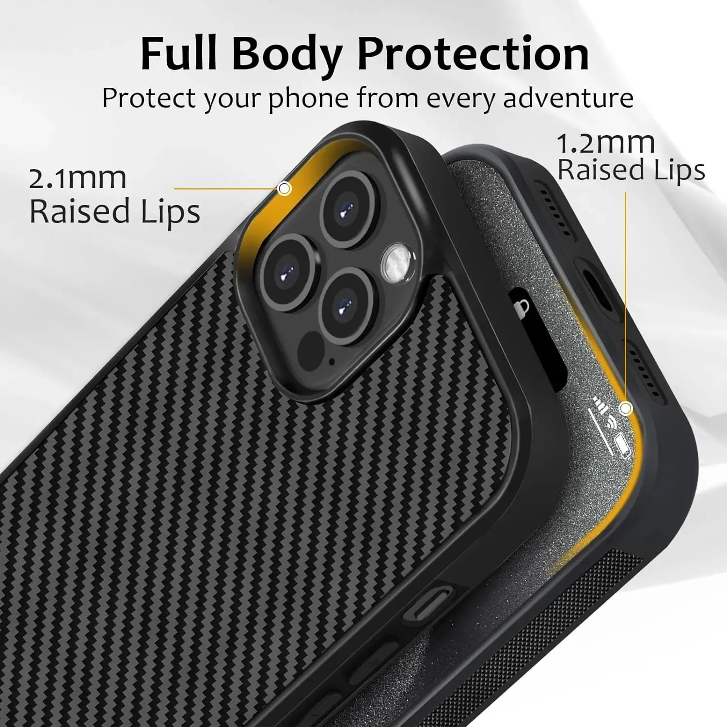 Fragmented Confetti Carbon Fiber Case - iPhone - Image 10
