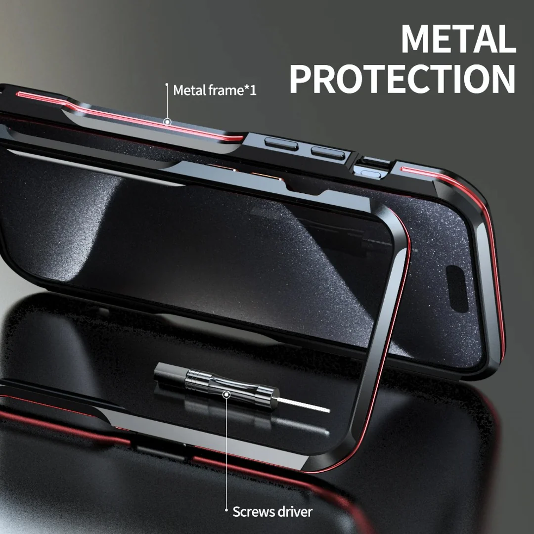 iPhone 15 Series Frame Shield Metal Bumper Case - Image 3