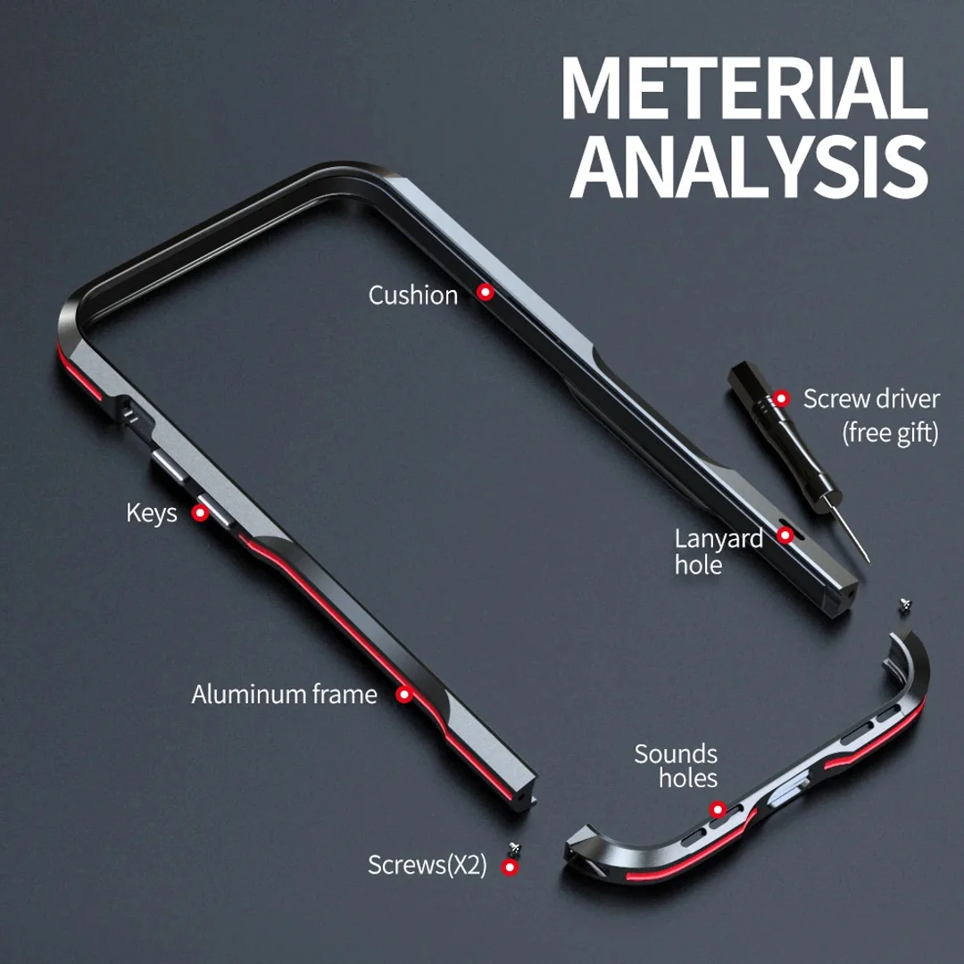 iPhone 15 Series Frame Shield Metal Bumper Case - Image 7