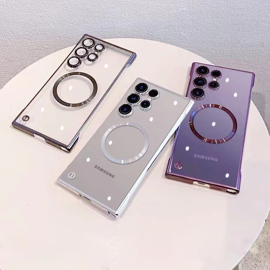 Frameless Crystal Clear Magsafe Case - Samsung - Image 4
