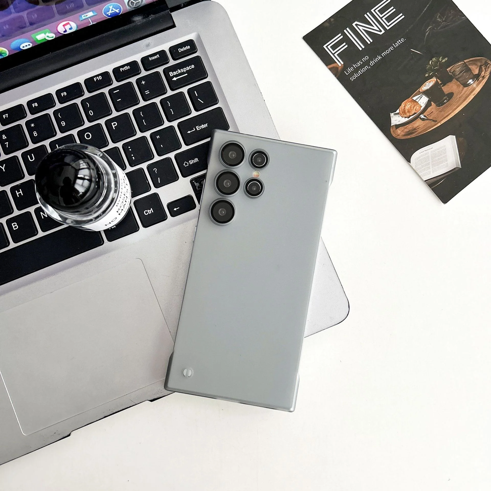 Frosted Matte Borderless Translucent Case - Samsung - Image 2