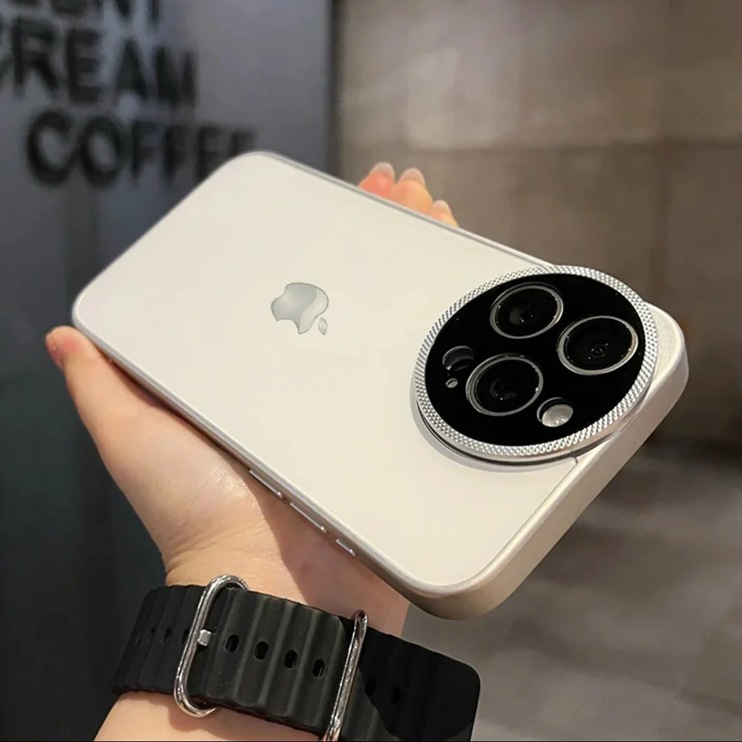 Frosted Round Camera Lens Shield Case - iPhone - Image 2