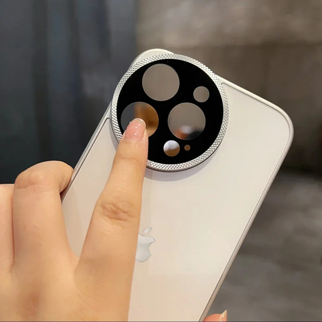 Frosted Round Camera Lens Shield Case - iPhone - Image 3