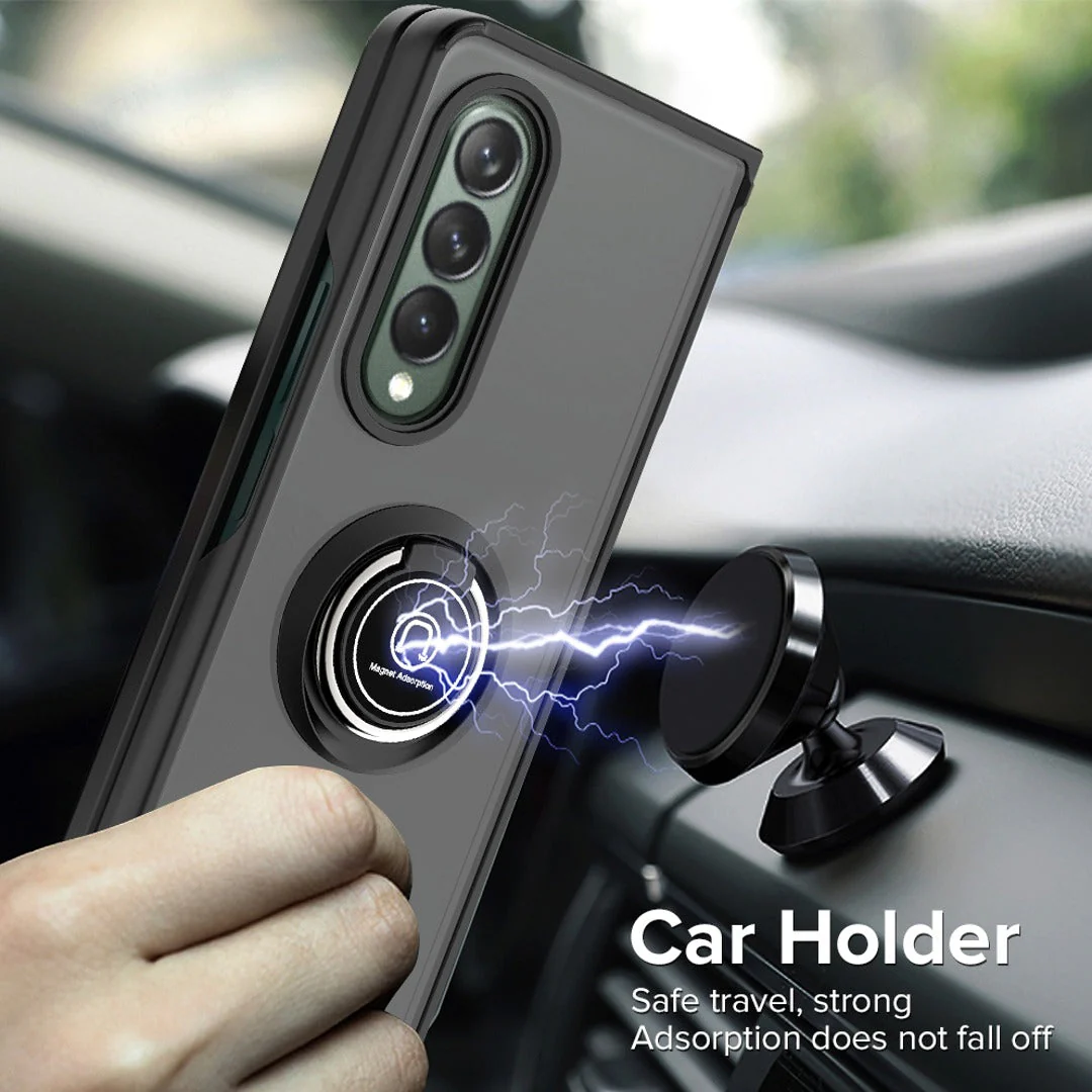 Frosted Transparent Magnetic Ring Case - Image 6