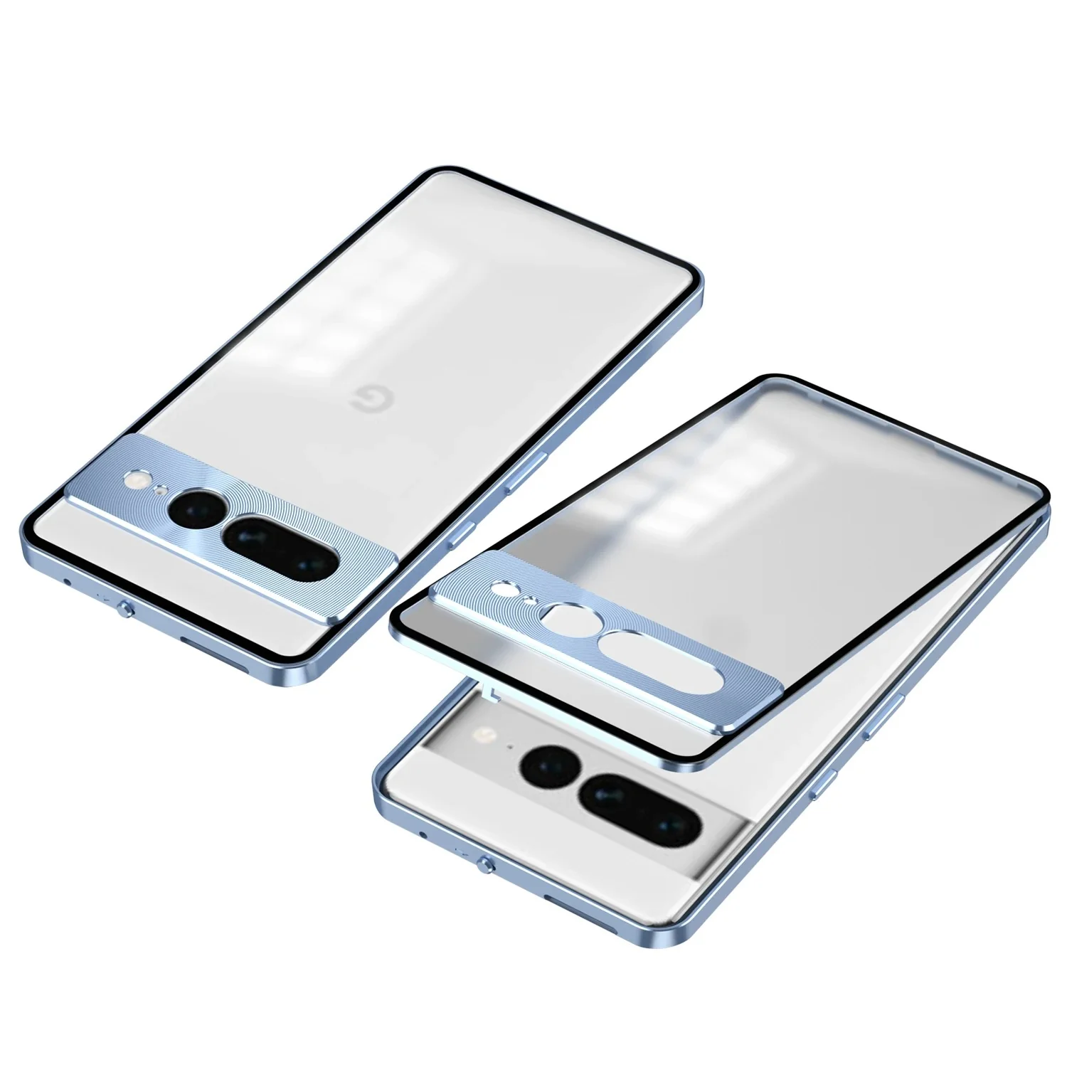 Frosty Dual Layer Metal Armor Case - Google - Image 8