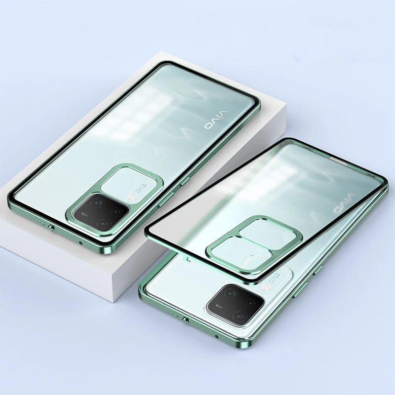 Frosty Dual Layer Metal Armor Case - Vivo - Image 5