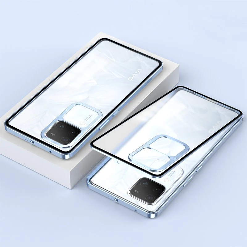Frosty Dual Layer Metal Armor Case - Vivo - Image 7