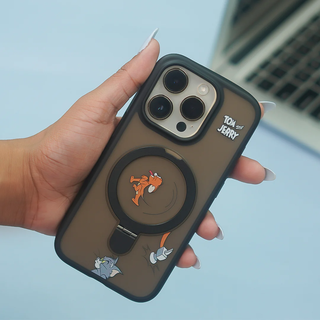Playful Cartoon Ring Stand Case - iPhone - Image 11