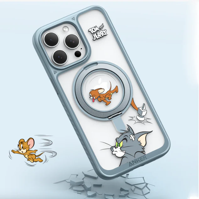 Playful Cartoon Ring Stand Case - iPhone - Image 4