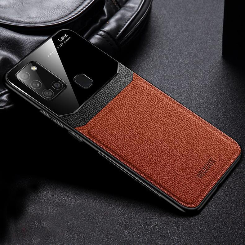 Galaxy A Series Sleek Slim Leather Glass Case - Image 8